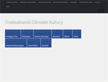 Tablet Screenshot of kultura.trzebiatow.pl