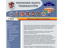Tablet Screenshot of bezpieczny.trzebiatow.pl